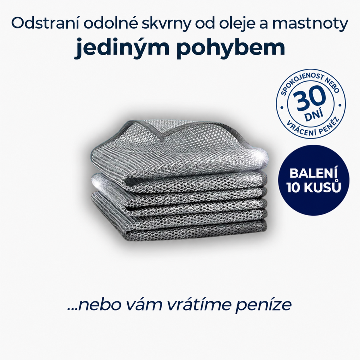 NOMA Kitchen, čisticí hadřík z ocelových vláken