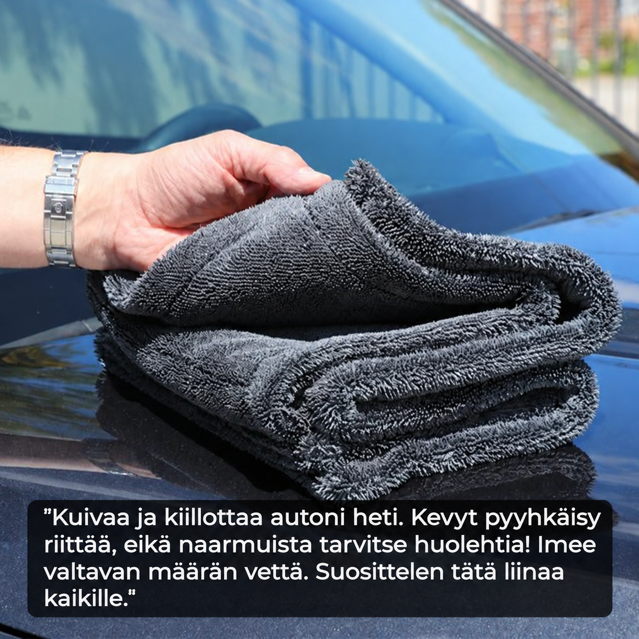 Elina Auto, XXL-kuivausliina autolle 1