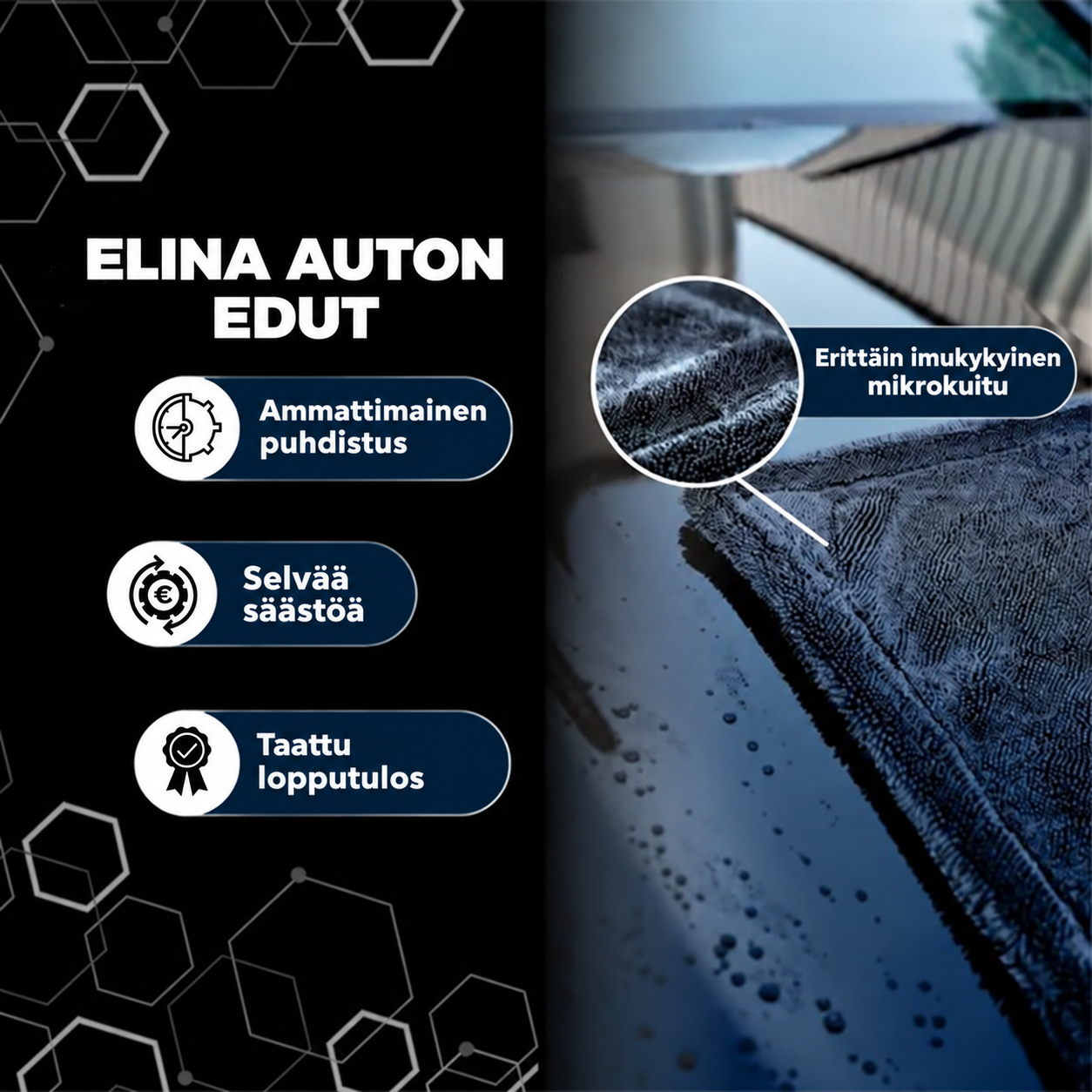 Elina Auto, XXL-kuivausliina autolle 4