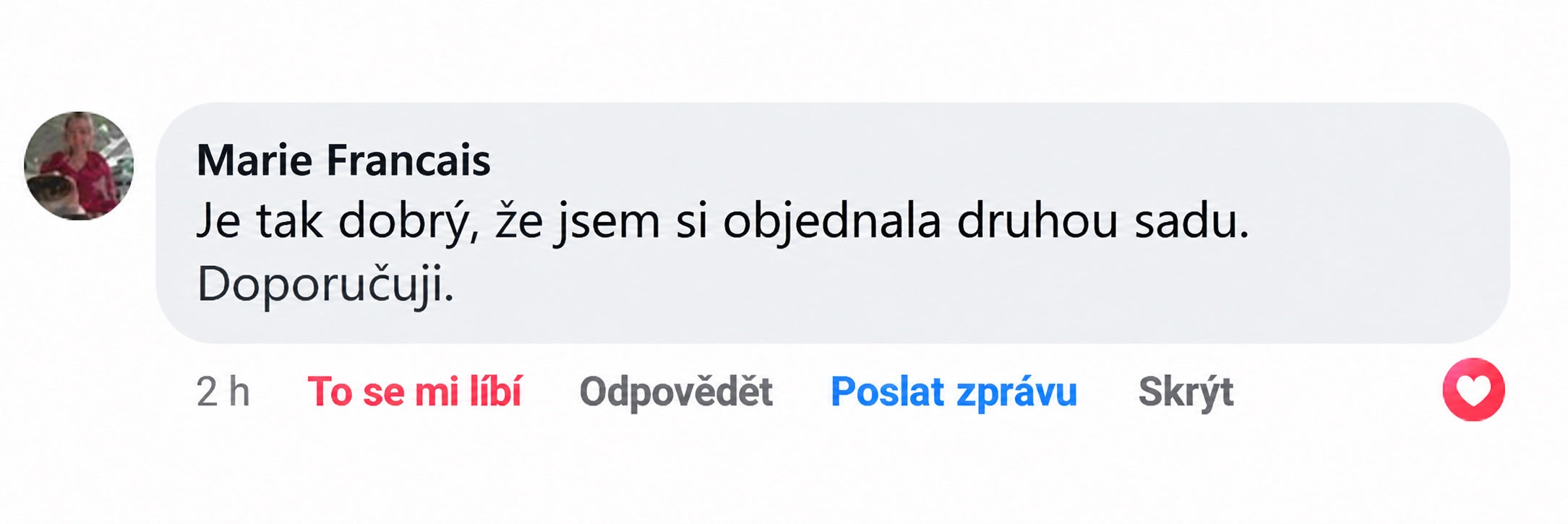 Komentář k původnímu produktu