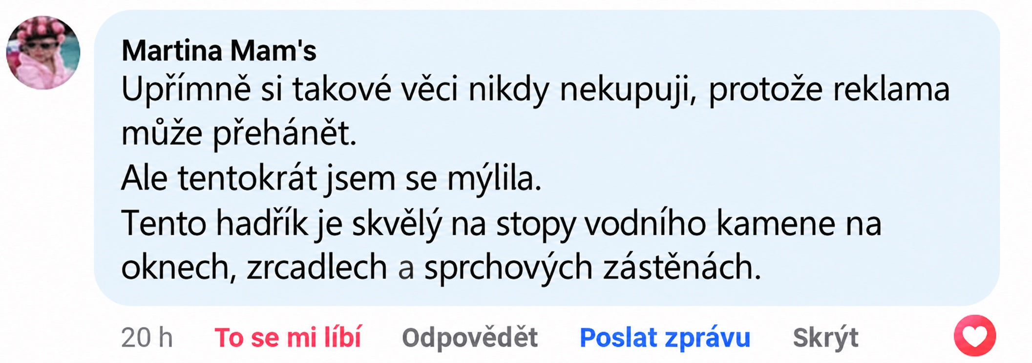 Komentář k původnímu produktu