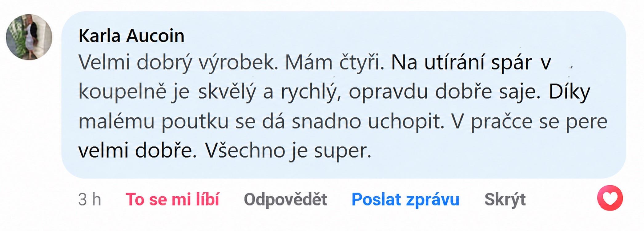 Komentář k původnímu produktu
