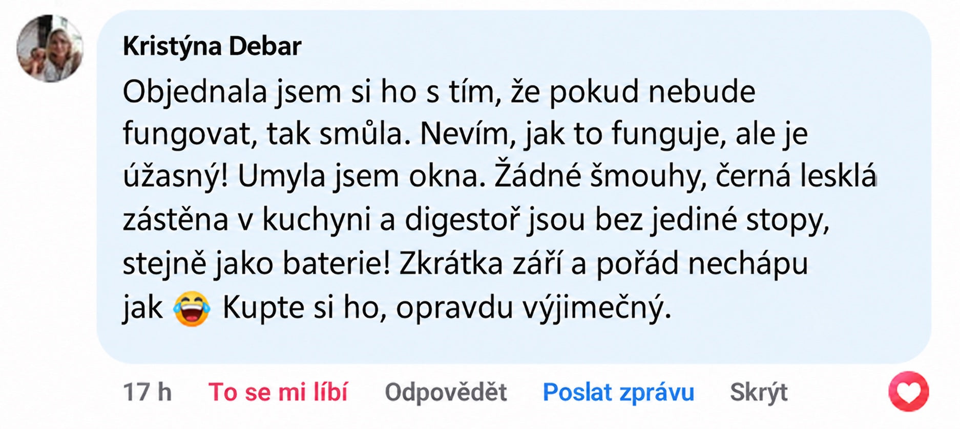 Komentář k původnímu produktu